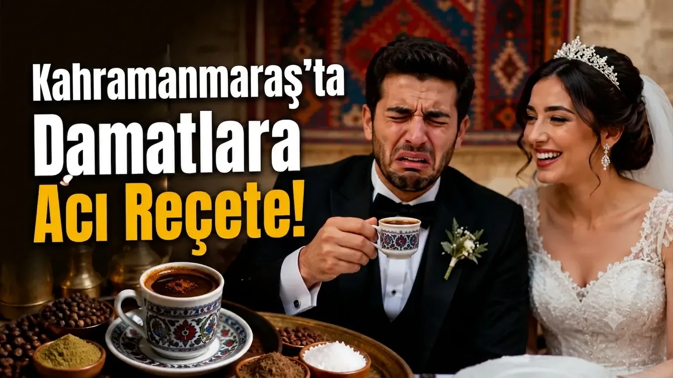 Kahramanmaraş’ta damat olmanın tadı tuzu kaçtı!