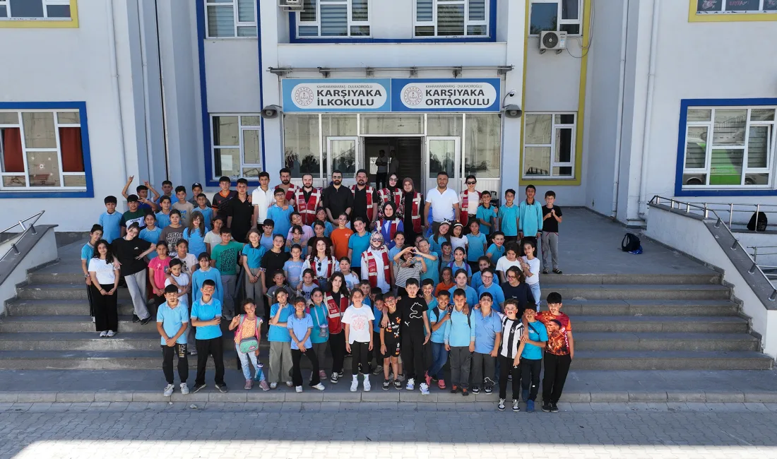 Kahramanmaraş Büyükşehir Belediyesi Gençlik Meclisi, Dulkadiroğlu Karacasu Mahallesi’ndeki Karşıyaka İlkokulu