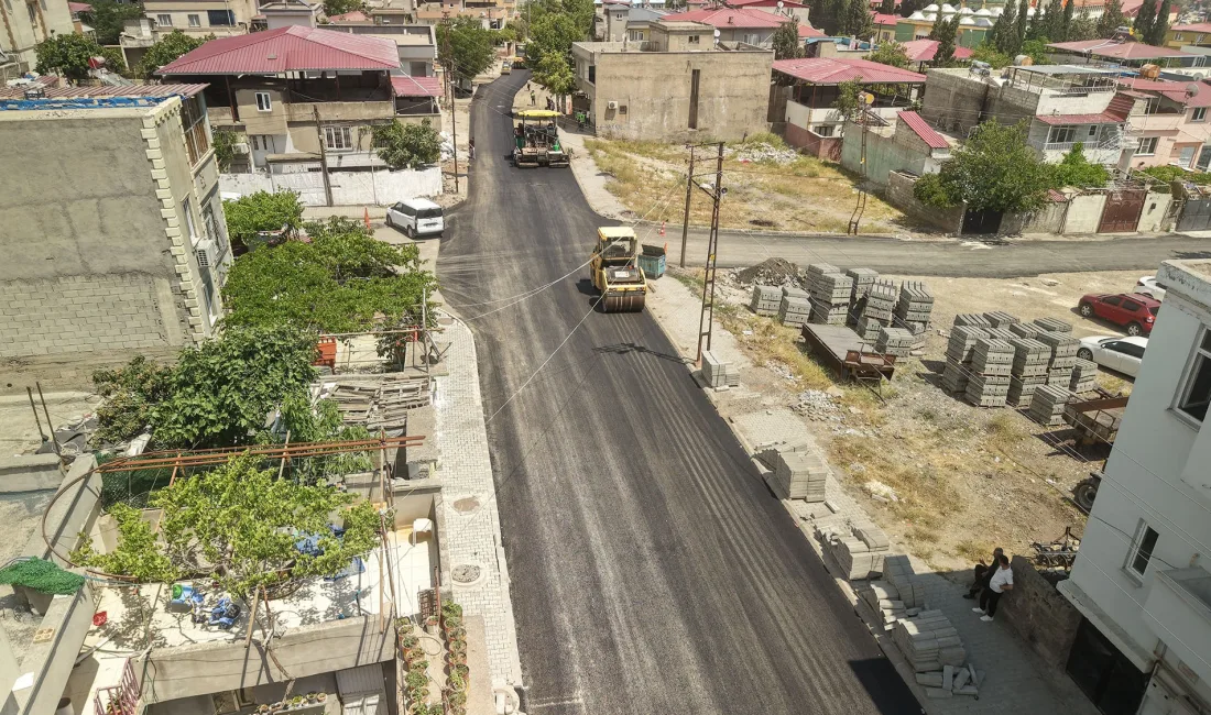 Kahramanmaraş Büyükşehir Belediyesi, Dulkadiroğlu Yavuz Selim Mahallesi Haydarbey Caddesi’nde sıcak