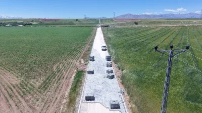 Kahramanmaraş Büyükşehir Belediyesi, Afşin’in kırsal mahallelerinden İnci’nin yollarını 5 bin