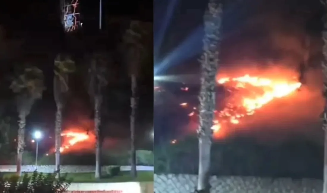 Kahramanmaraş Kalesi’nde henüz belirlenemeyen nedenle yangın çıktı. Yangın, kısa sürede