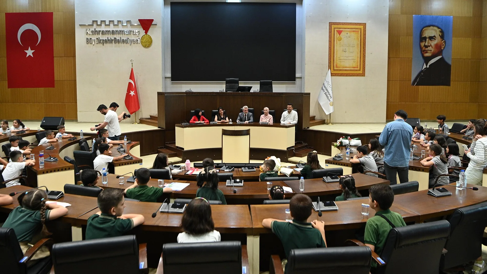 Başkan Görgel, Minik Öğrencileri Ağırladı