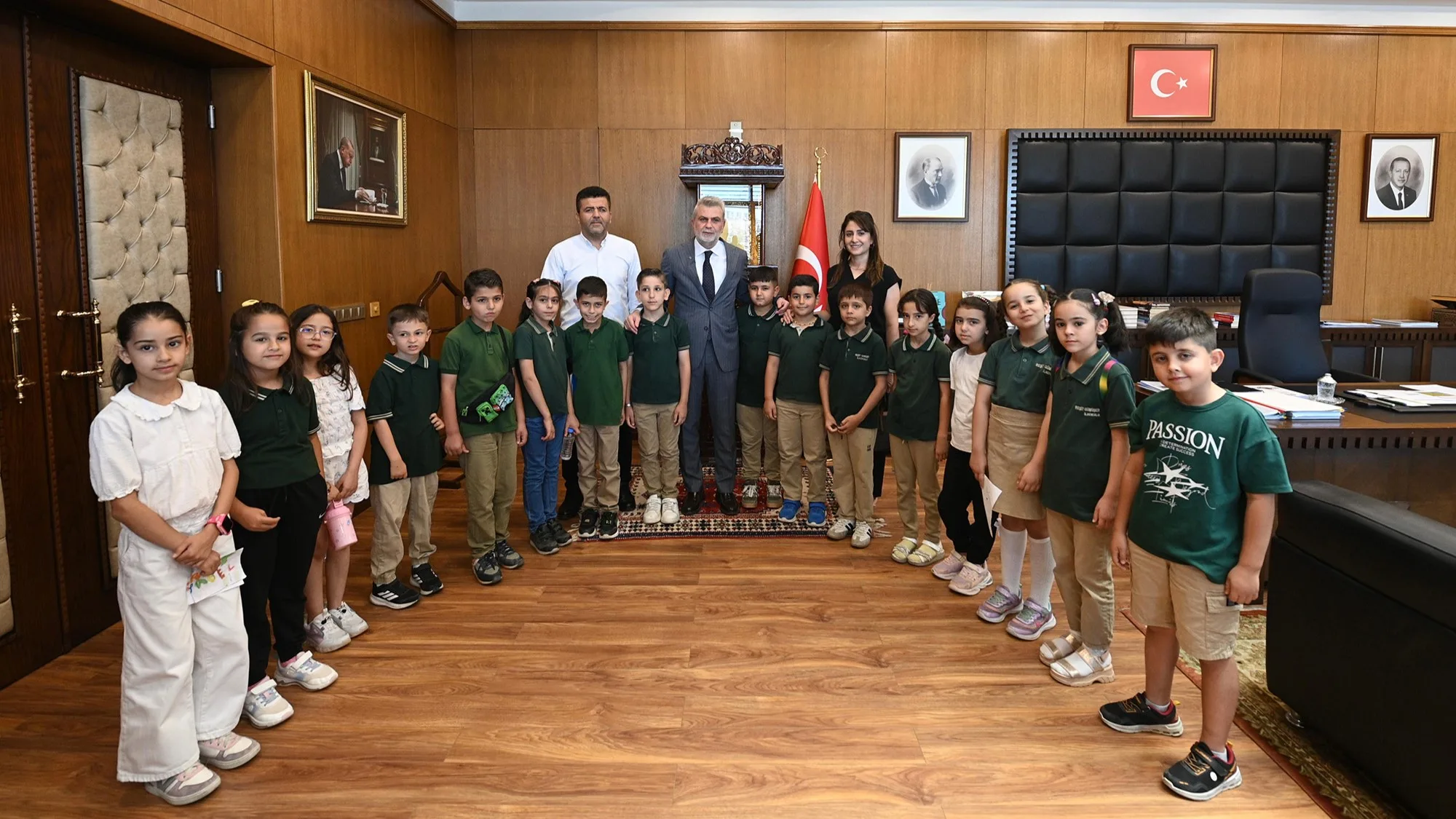Başkan Görgel, Minik Öğrencileri Ağırladı Başkan Görgel, Minik Öğrencileri Ağırladı