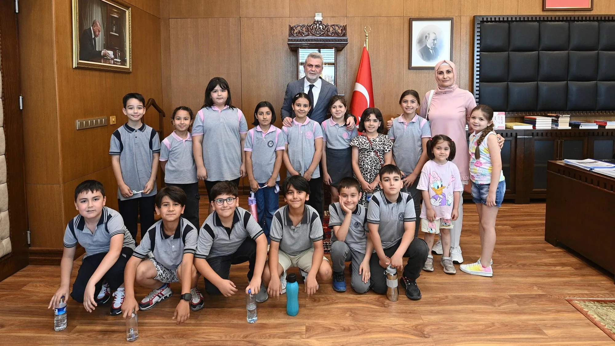 Başkan Görgel, Minik Öğrencileri Ağırladı Başkan Görgel, Minik Öğrencileri Ağırladı