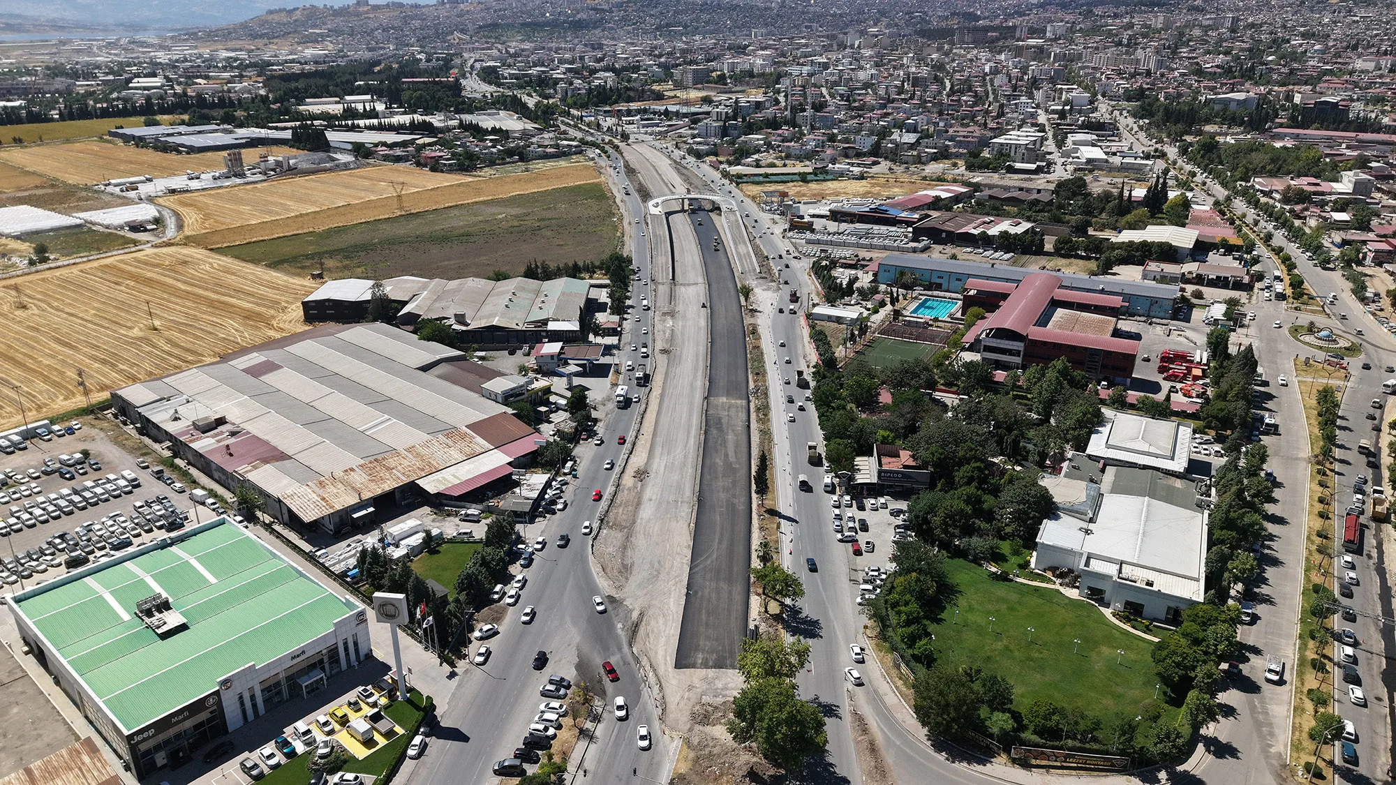 Kahramanmaraş Büyükşehir Belediyesi ve Karayolları Genel Müdürlüğü tarafından 500 Milyon
