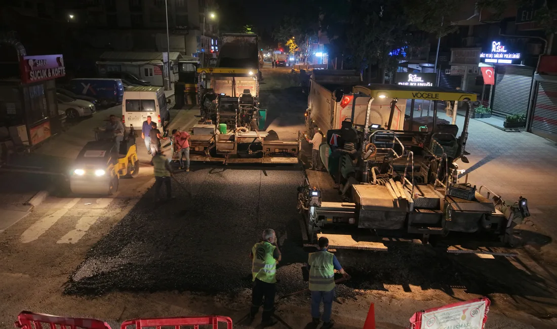 Kahramanmaraş Büyükşehir Belediyesi, şehir merkezinin yoğun ulaşım arterlerinden Şeyh Adil