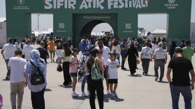 Atatürk Havalimanı'nda gerçekleşen Sıfır Atık Festivaline katılan Kahramanmaraş Büyükşehir Belediyesi,