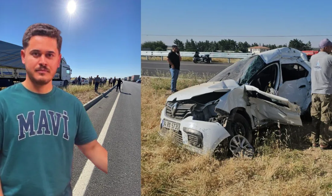 Otomobil ile TIR'ın çarpıştığı kazada, Yükseköğretim Kurumları Sınavı'na (YKS) yetişmek