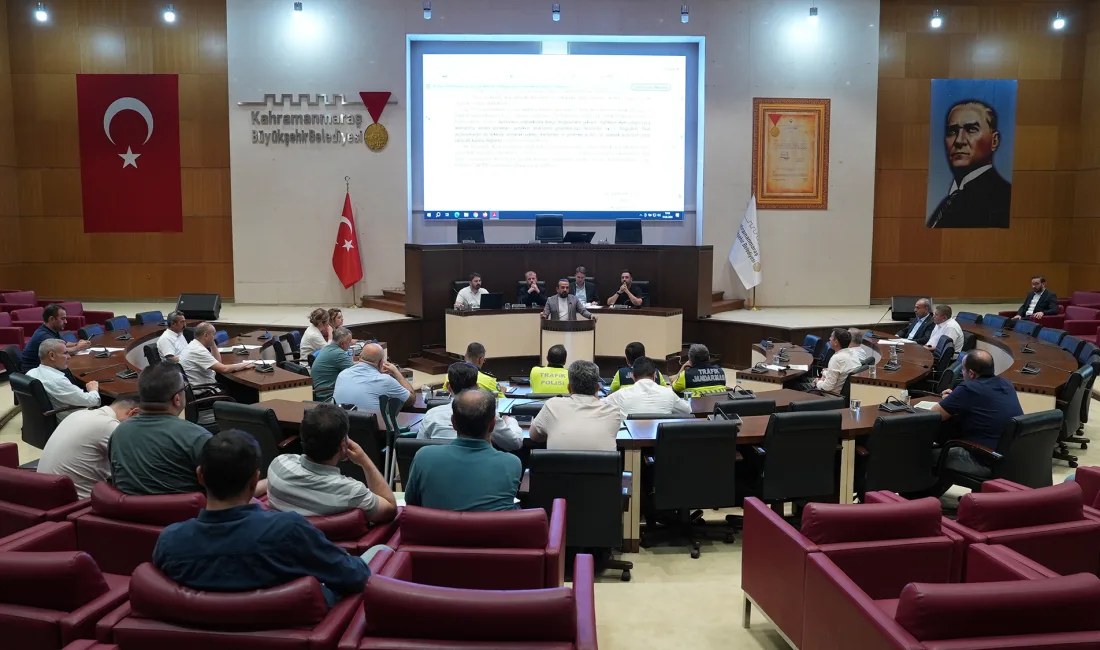 Kahramanmaraş Büyükşehir Belediyesi ev sahipliğinde gerçekleştirilen UKOME Olağan Gündem Toplantısı’nda,