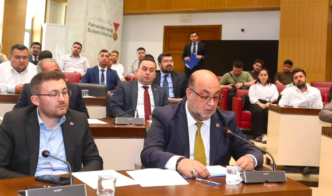 Dulkadiroğlu Belediye Başkanı Mehmet Akpınar, Kahramanmaraş Büyükşehir Belediye Meclisi’nde yaptığı