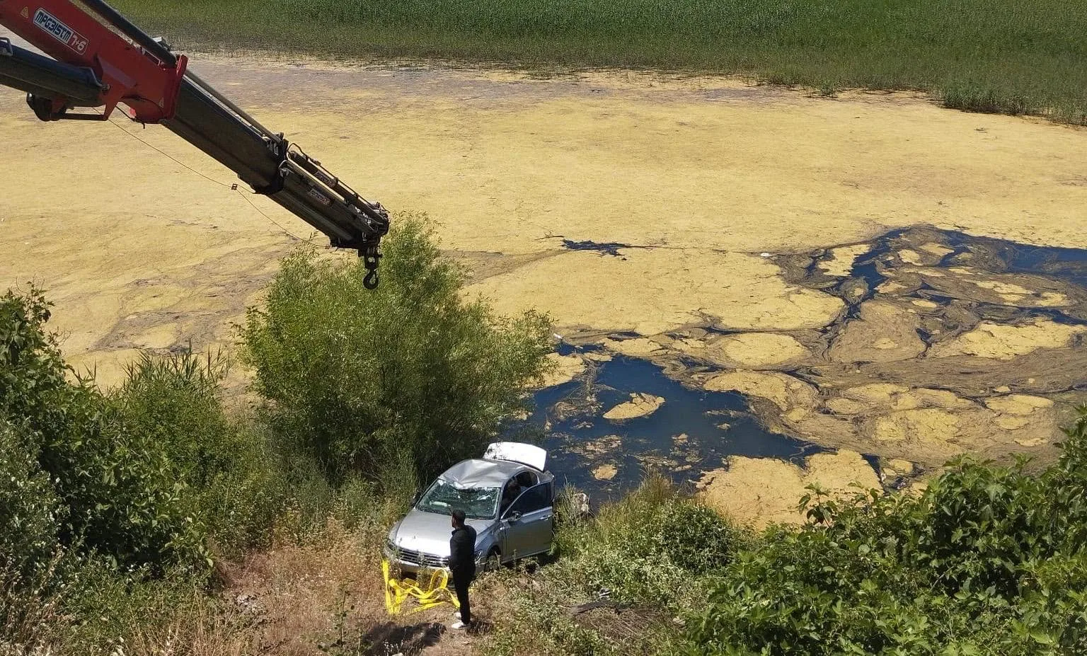 Kahramanmaraş’ın Onikişubat ilçesinde yürekleri ağza getiren bir trafik kazası meydana