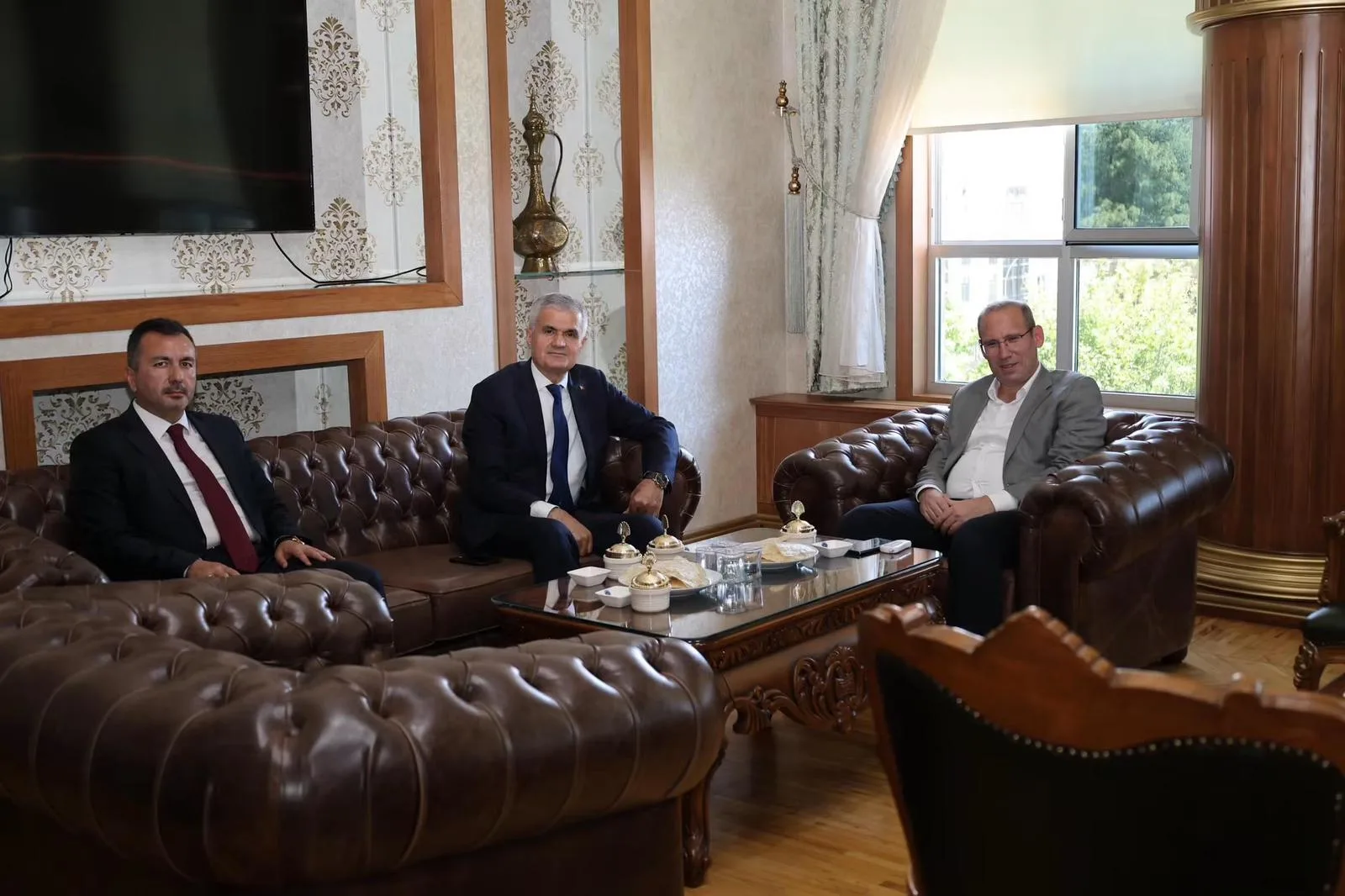 Kahramanmaraş İl Milli Eğitim Müdürü Turan Akpınar, Türkoğlu Kaymakamı Mustafa
