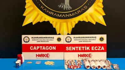 Kahramanmaraş Emniyet Müdürlüğü Narkotik Suçlarla Mücadele Şube Müdürlüğü ekiplerinin gerçekleştirdiği