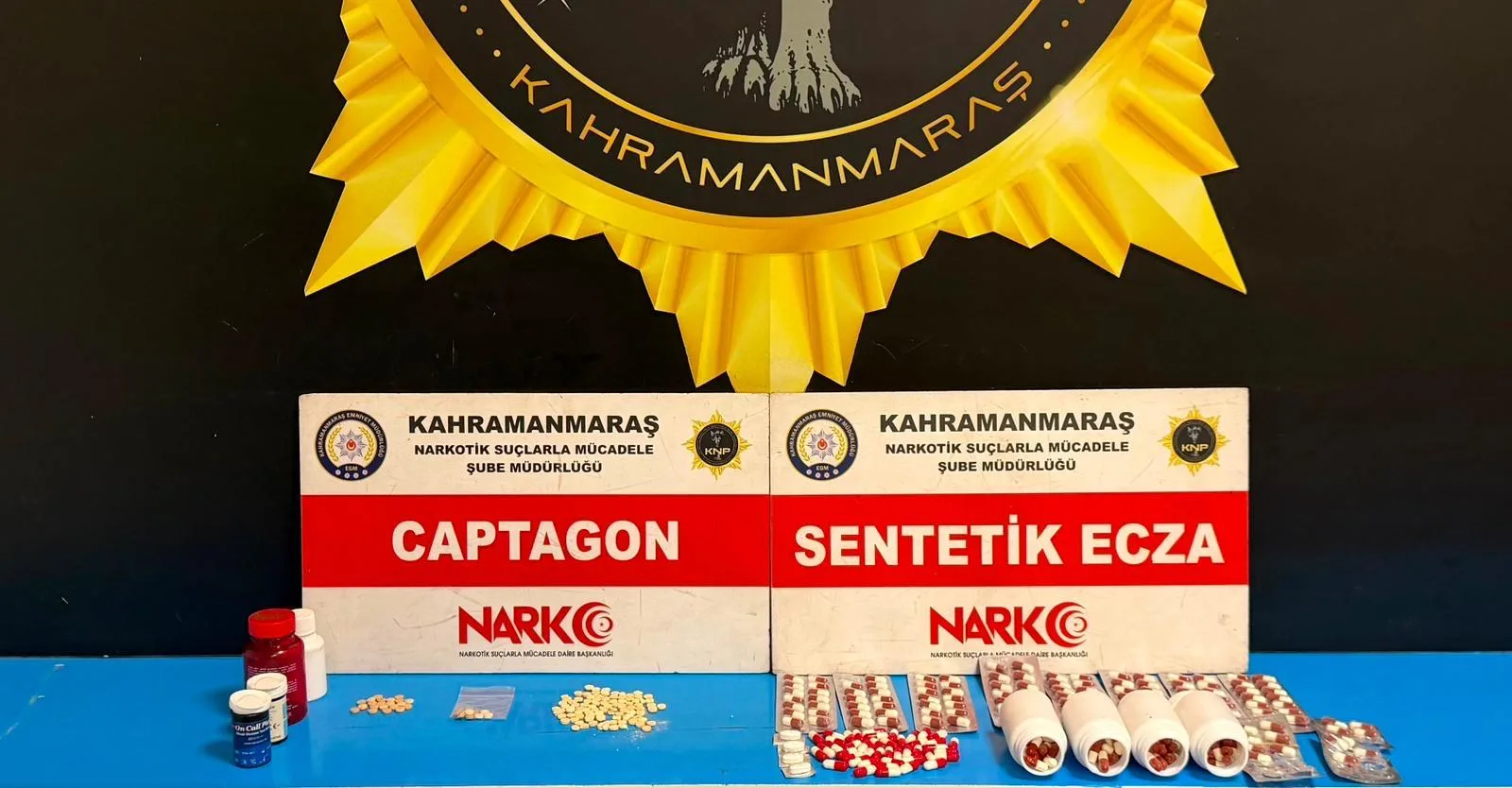 Kahramanmaraş Emniyet Müdürlüğü Narkotik Suçlarla Mücadele Şube Müdürlüğü ekiplerinin gerçekleştirdiği