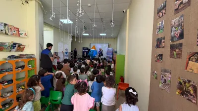 Kahramanmaraş’ta su bilincini erken yaşta aşılamayı hedefleyen KASKİ, sevimli maskotu