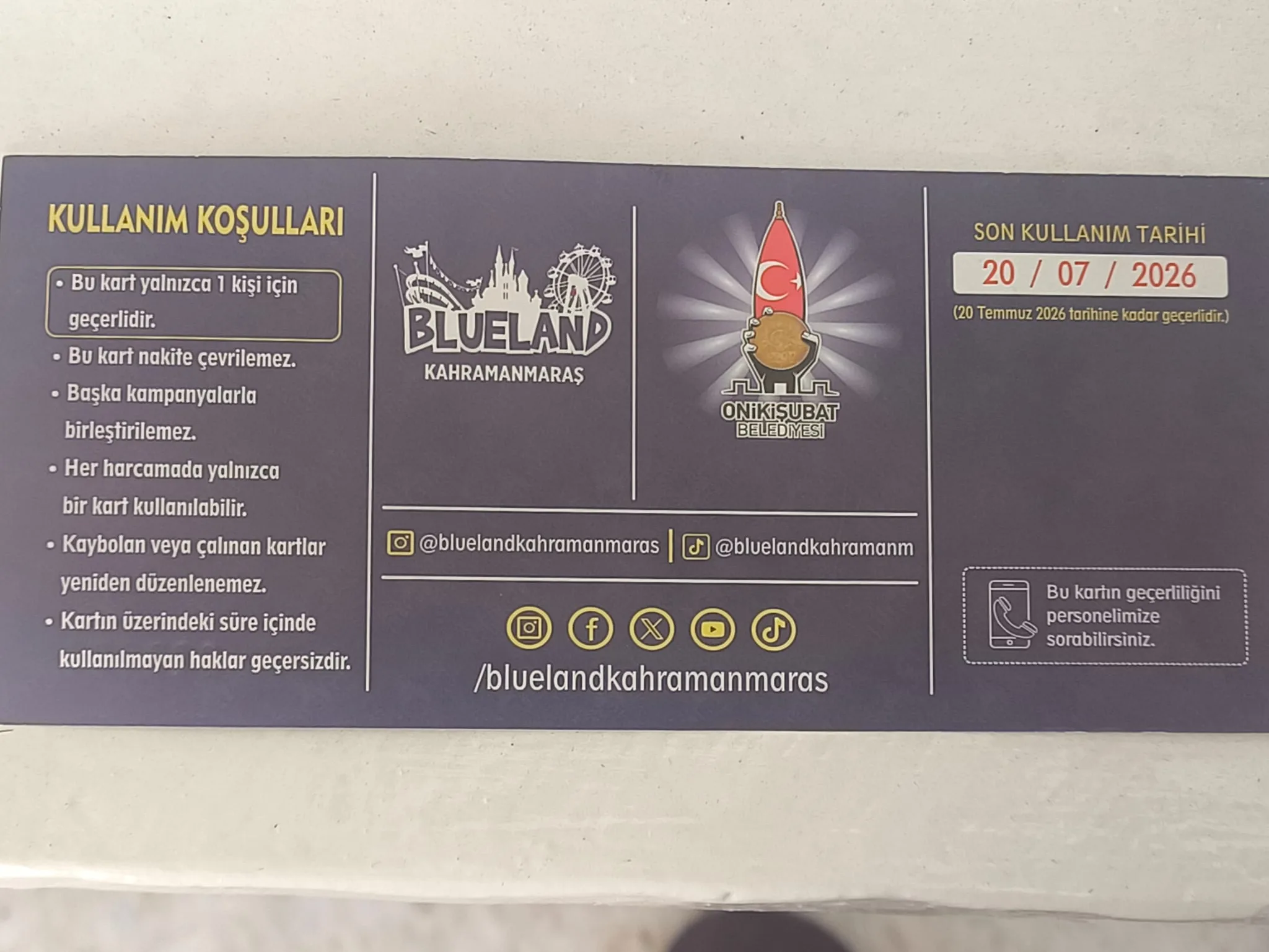BlueLand’dan öğrencilere karne hediyesi!