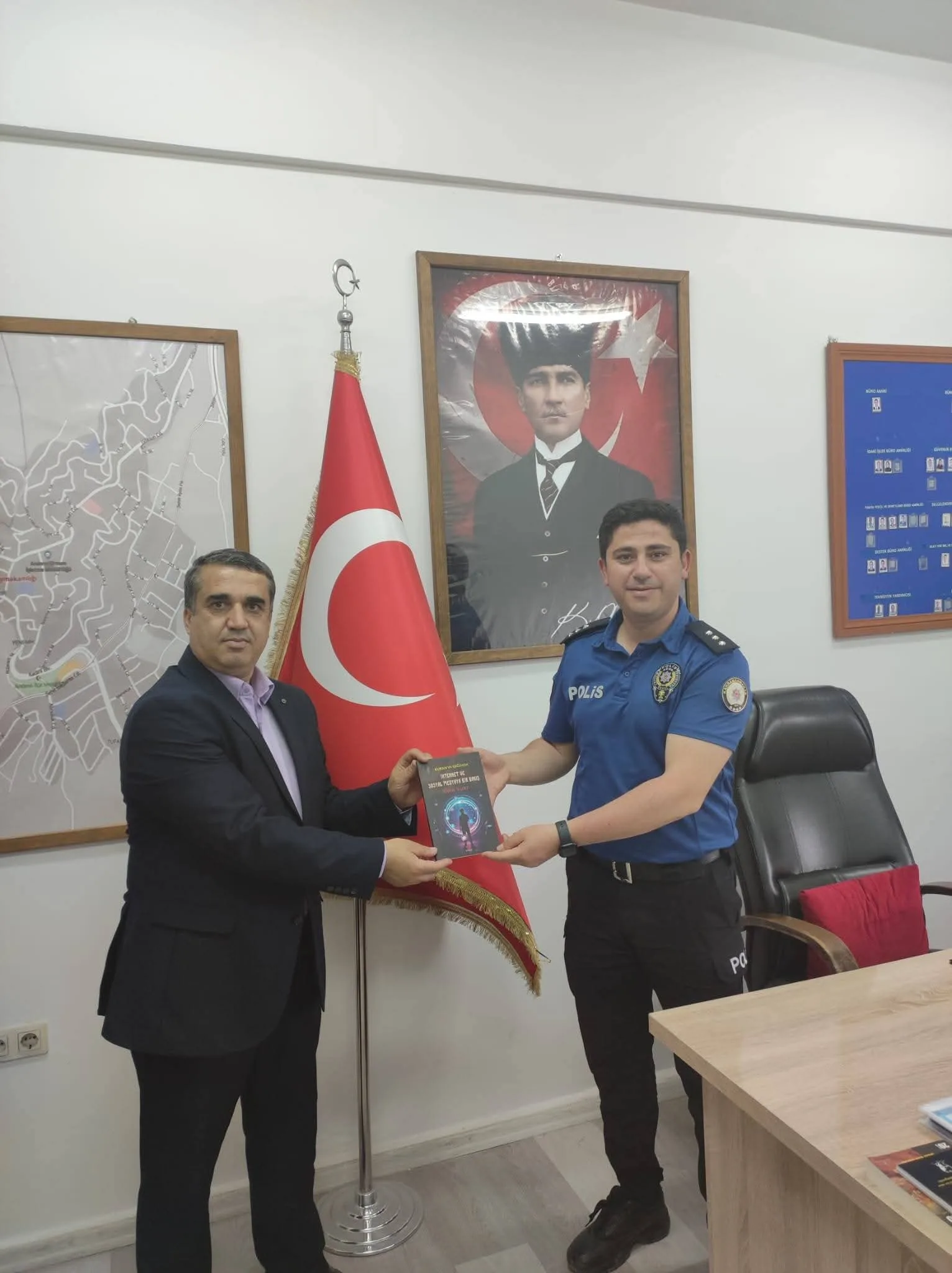 Andırınlılar Derneği’nden İlçe Emniyet Amiri Küçükduran’a Anlamlı Ziyaret