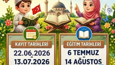 Andırın İlçe Müftülüğü, 2026 yılı Yaz Kur'an Kursları için hazırlıklarını