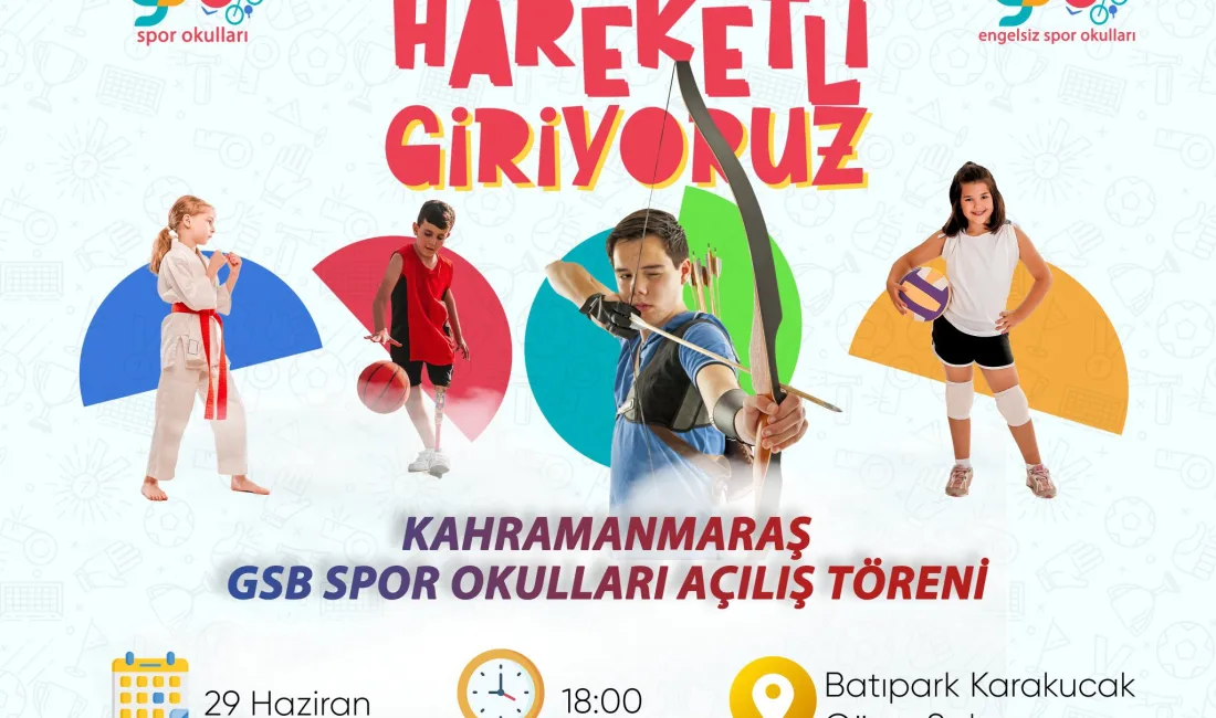 Kahramanmaraş, yaz sezonuna dev bir spor atılımıyla giriyor. Geleceğimizin teminatı