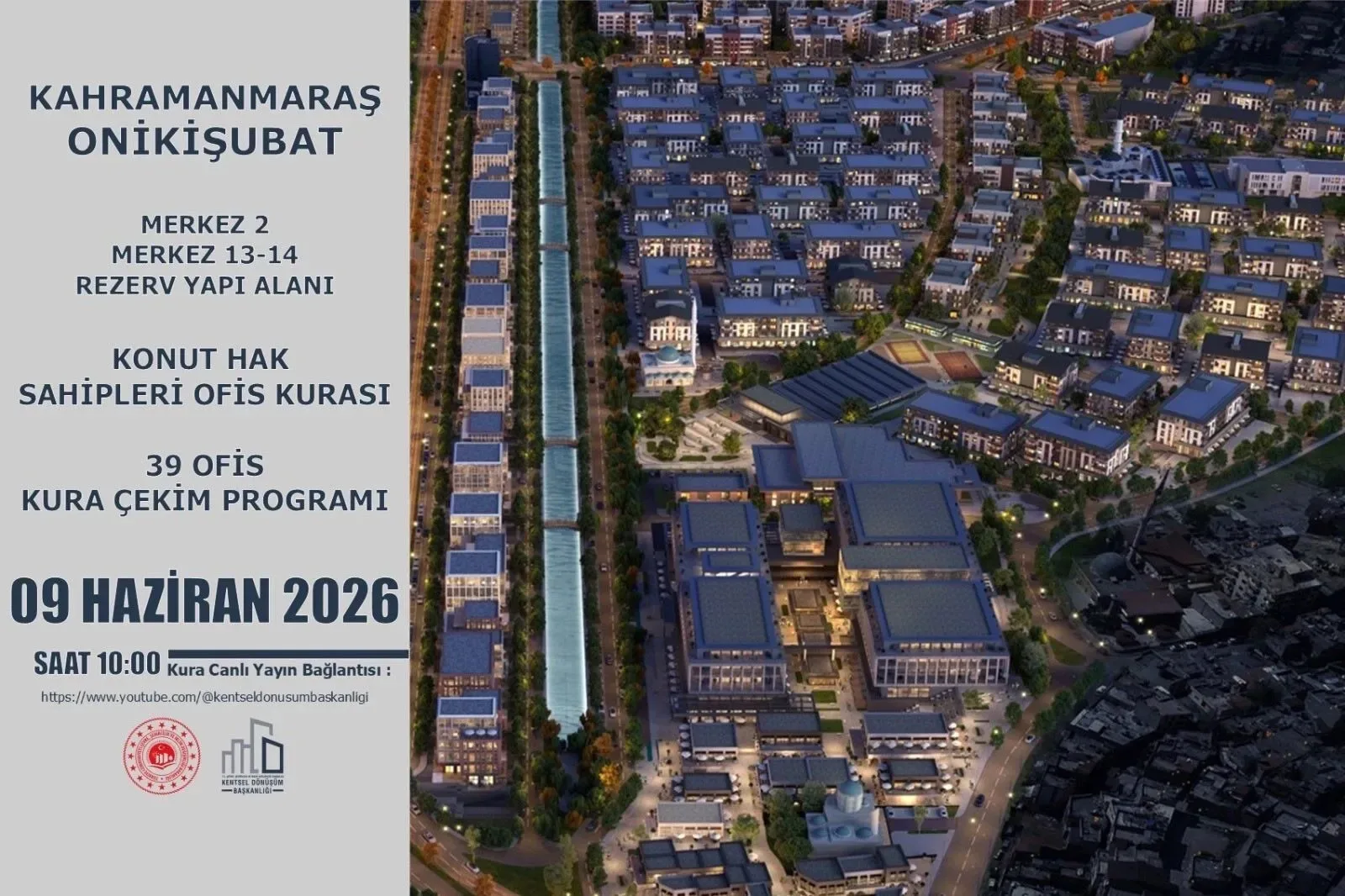 Kahramanmaraş’ta kura heyecanı: Hak sahipleri belli oluyor