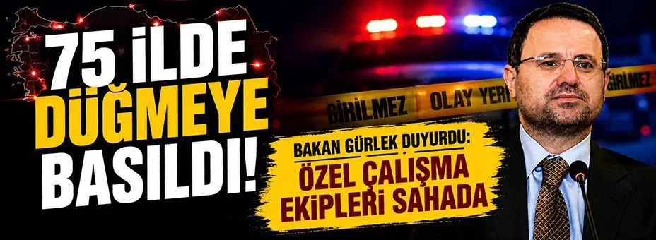 Adalet Bakanı Akın Gürlek, Türkiye genelinde faili meçhul cinayetler ve