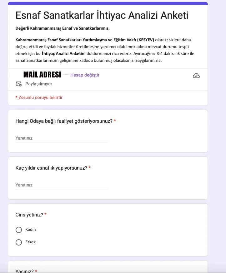 KMESOB Başkanı Kuybu’dan Esnafa Çağrı: "Sorunlarınızın Çözümü İçin Ankete Katılın"