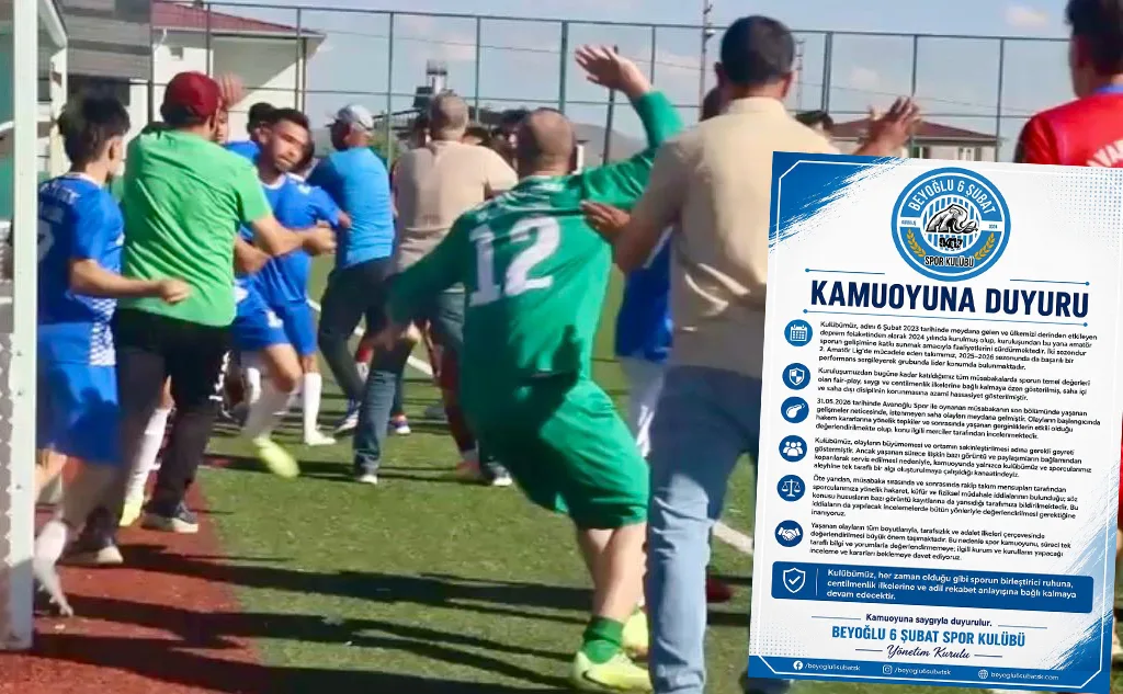 Beyoğlu 6 Şubat Spor Kulübü’nden Kamuoyuna Açıklama: “Olaylar Çarpıtılıyor!”