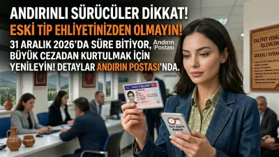 Milyonlarca sürücüyü yakından ilgilendiren eski tip ehliyetleri yenileme sürecinde geri