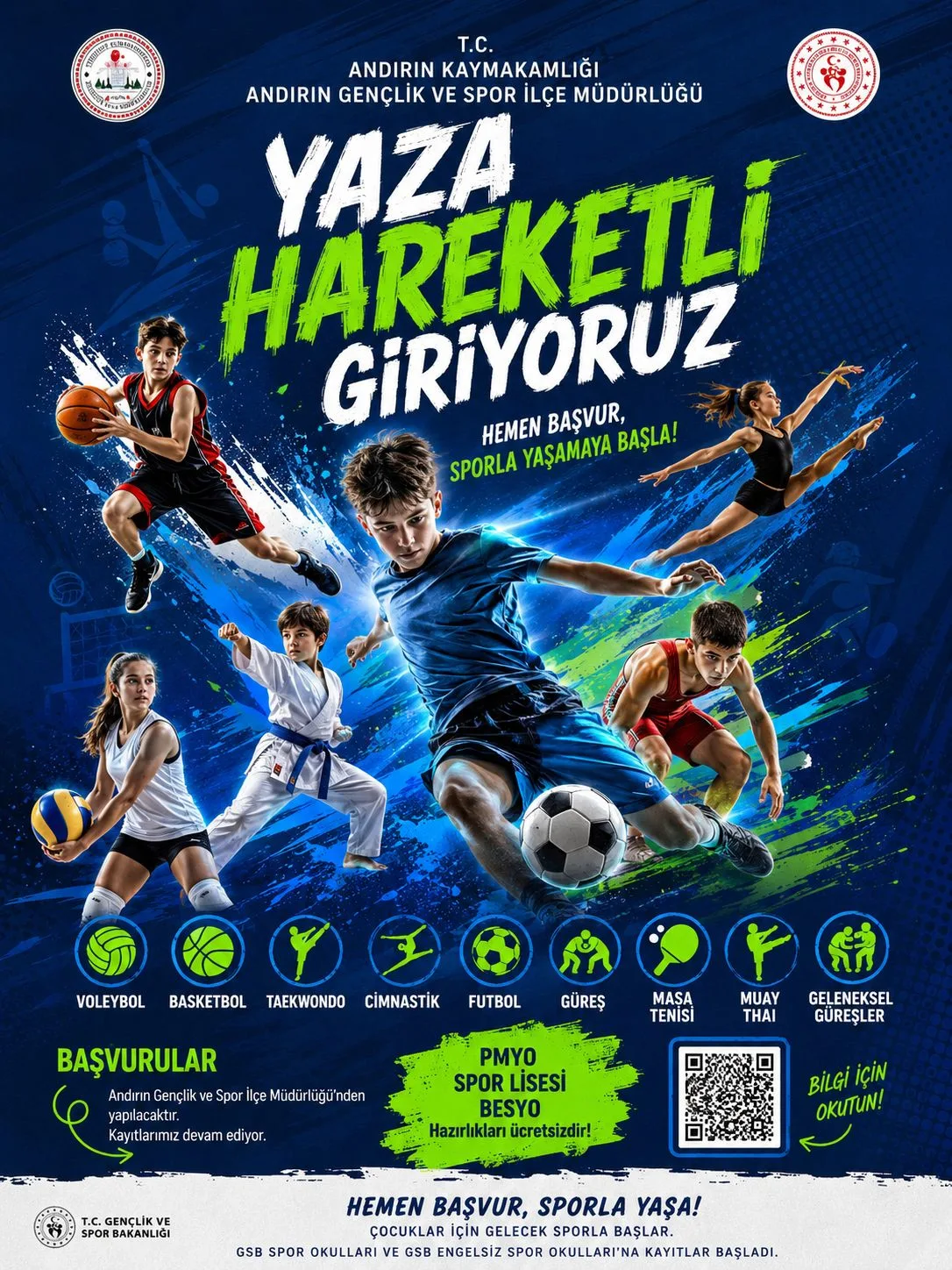 Andırın’da Gençlik Sporla Buluşuyor!