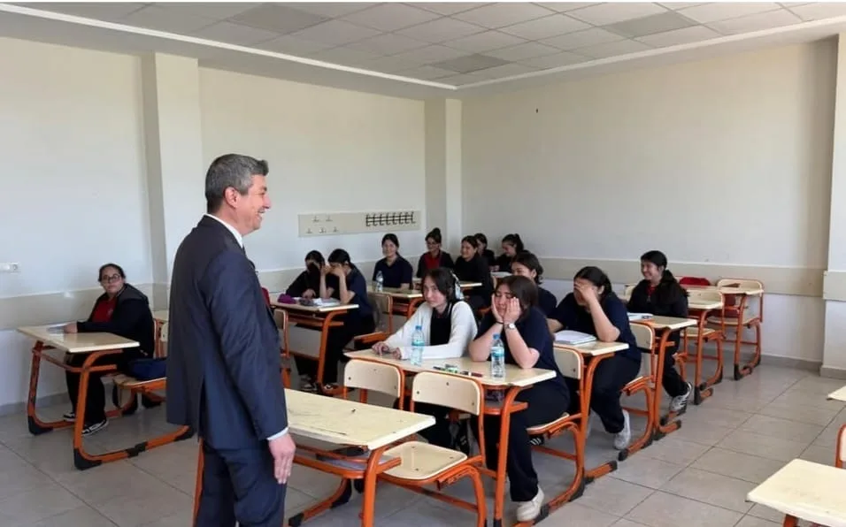 Andırın İlçe Milli Eğitim Müdürü Türkmen; Öğretmen ve Öğrencilerle Bir Araya Geldi
