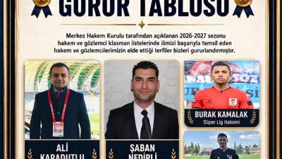 Kahramanmaraş Hakemliğinde Devrim: Burak Kamalak Süper Lig'de, 3 İsim Daha