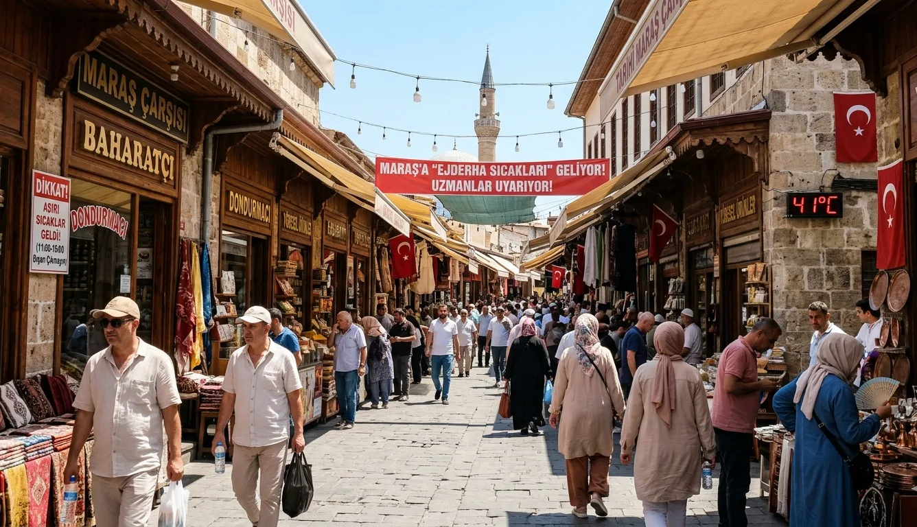 Saat Verildi! Kahramanmaraş’a "Ejderha Sıcakları" Geliyor: 40 Derece Alarmı!