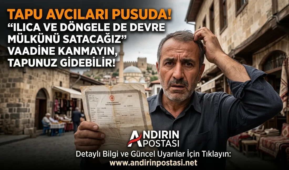 Özellikle Ilıca ve Döngele gibi bölgelerde devre mülkü olan binlerce