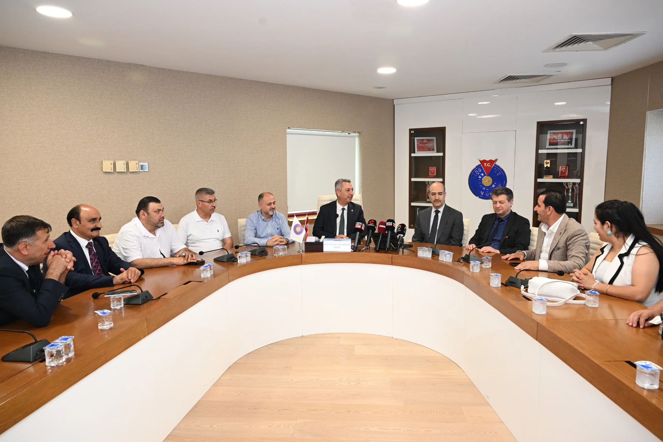 Medya Temsilcilerinden Rektör Okumuş’a Ziyaret
