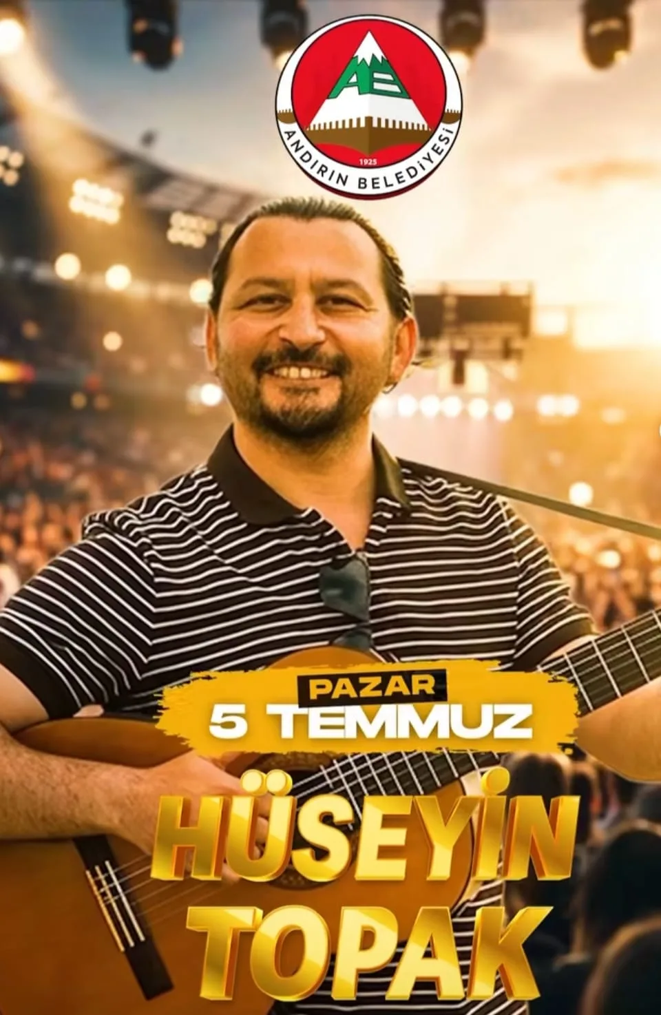 Andırın’da 3. Kano Festivalinde Hüseyin Topak Sahne Alacak