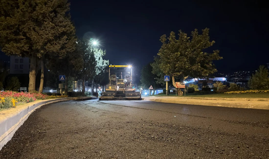 Kahramanmaraş Büyükşehir Belediyesi, Azerbaycan Bulvarı’nda tamamlanan altyapı ve ilk kat