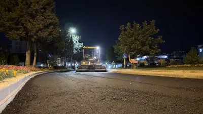 Kahramanmaraş Büyükşehir Belediyesi, Azerbaycan Bulvarı’nda tamamlanan altyapı ve ilk kat