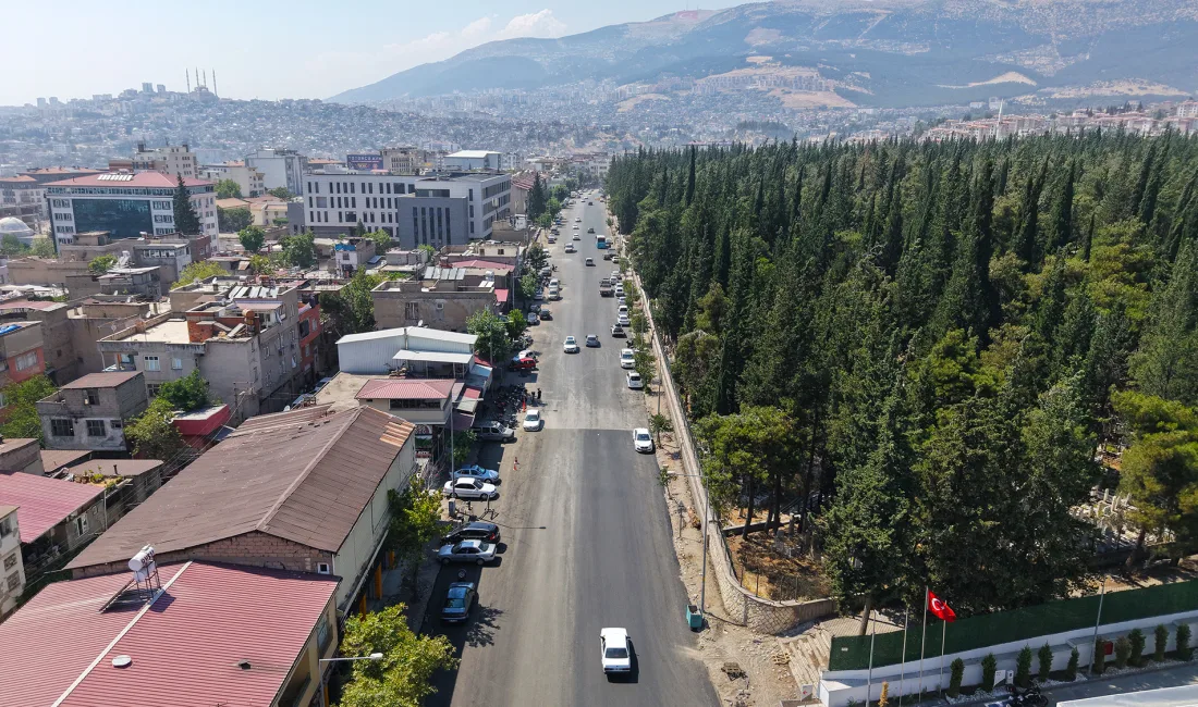 Kahramanmaraş Büyükşehir Belediyesi, şehir merkezinin en yoğun ulaşım akslarından Şeyh