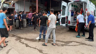 Atölyede traktör tamiri sırasında meydana gelen kazada 16 yaşındaki Mehmet