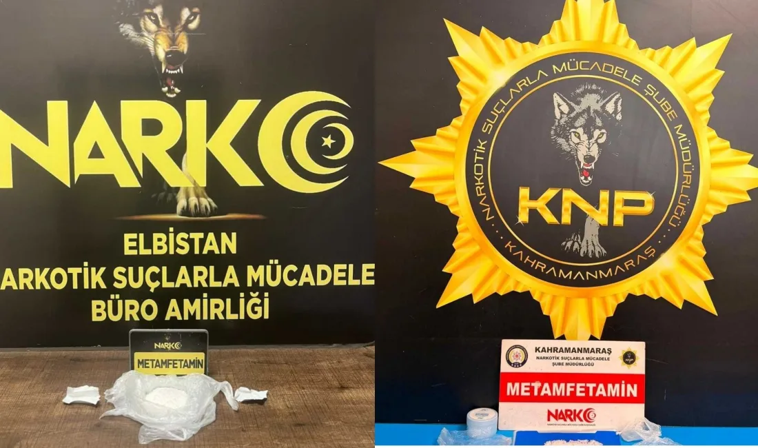 Kahramanmaraş Emniyet Müdürlüğü Narkotik Suçlarla Mücadele Şube Müdürlüğü ekipleri, kent