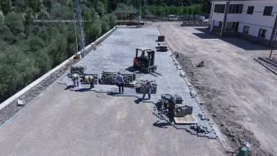 Kahramanmaraş Büyükşehir Belediyesi, Elbistan’ın Karahasanuşağı Mahallesi’nde düğün ve cenaze gibi