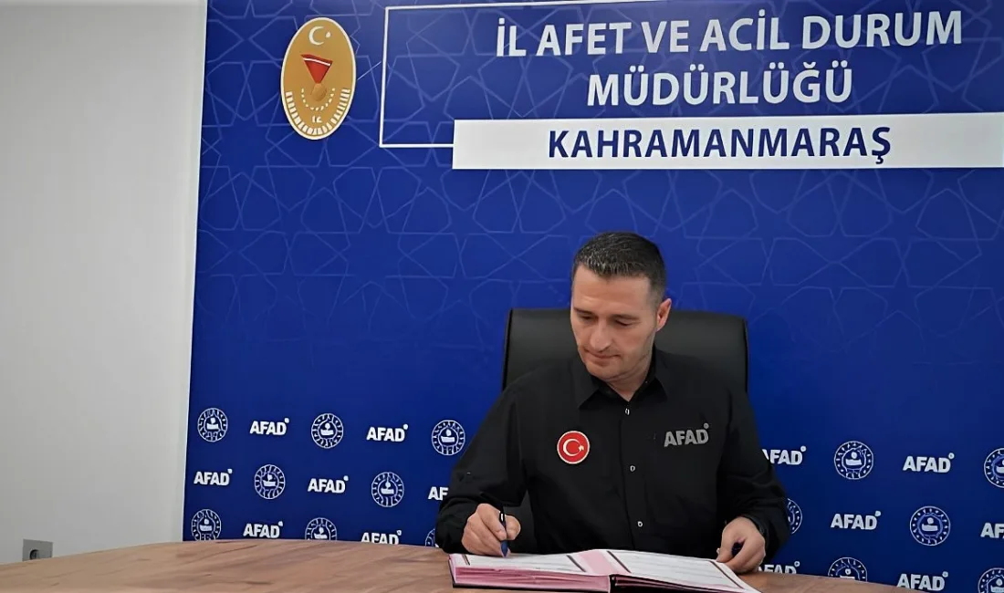 AFAD Kahramanmaraş İl Müdürü belli oldu. Daha önce müdür yardımcılığı koltuğunda