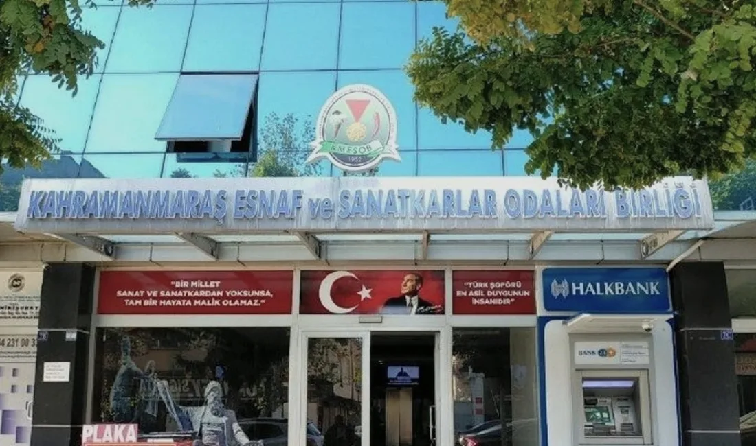 Kahramanmaraş Esnaf ve Sanatkarlar Odaları Birliği (KMESOB), afet nedeniyle mücbir