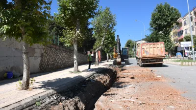 KASKİ, kentin en önemli ana ulaşım güzergâhlarından biri olan Necip