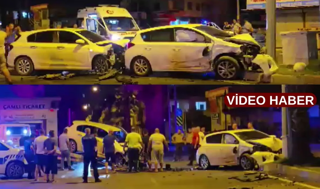 İki otomobilin çarpıştığı kazada 1 kişi yaralandı.