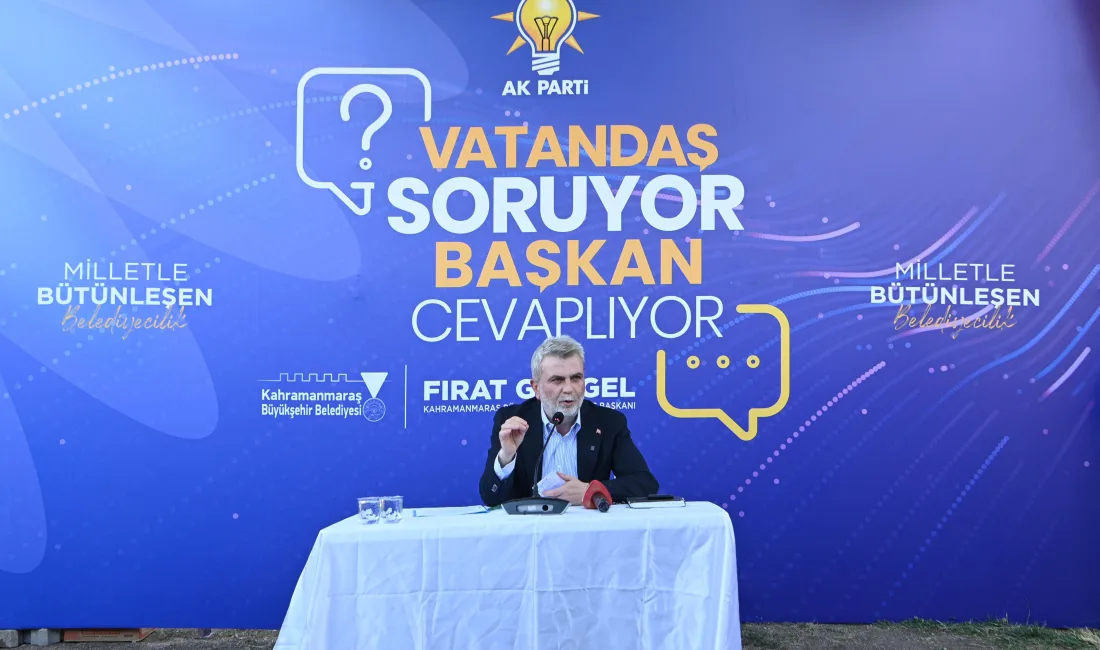 Dulkadiroğlu Namık Kemal Mahallesi’nde düzenlenen “Vatandaş Soruyor, Başkan Cevaplıyor” programında