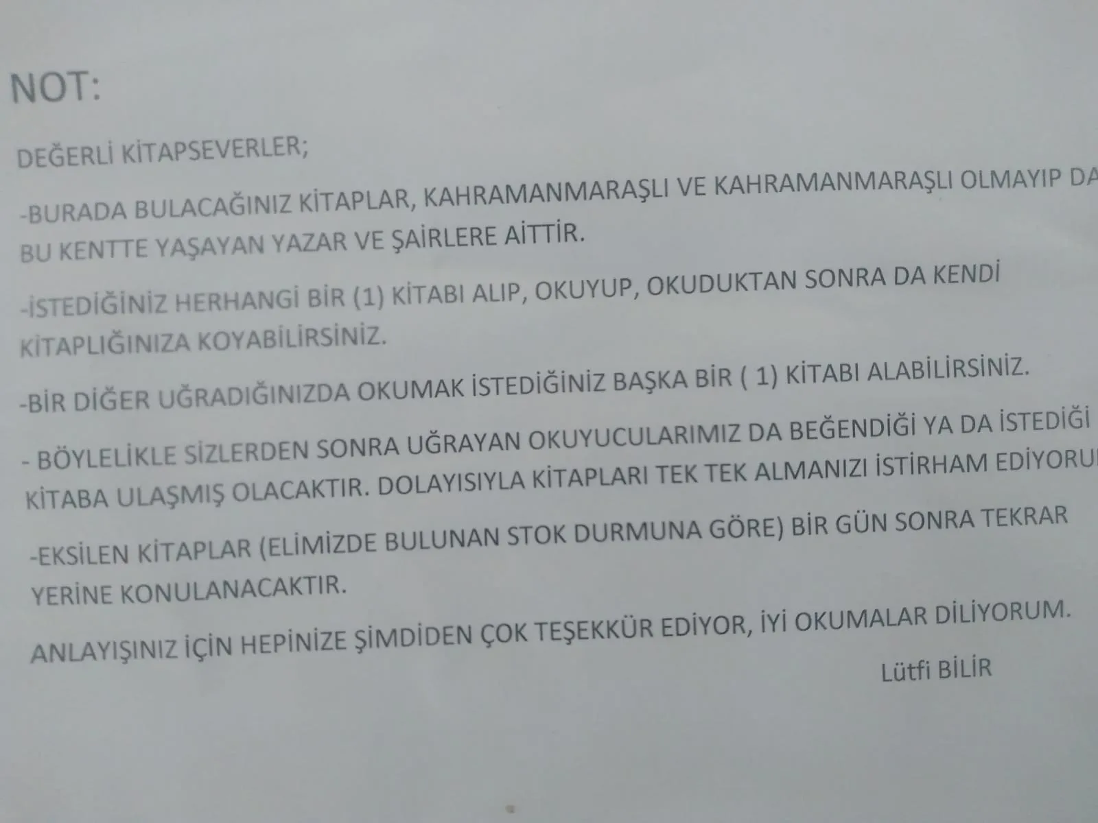 "Edebiyat Şehri"nin insanına yakışır hareket: "Al oku, sahiplen"