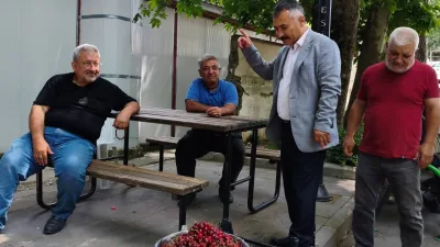  İYİ Parti Andırın İlçe Başkanı Fatih Dal ve yönetim