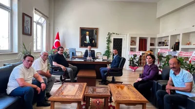 Andırın’a yeni atanan Kaymakam Ömer Bulut’a hayırlı olsun ziyaretleri tüm