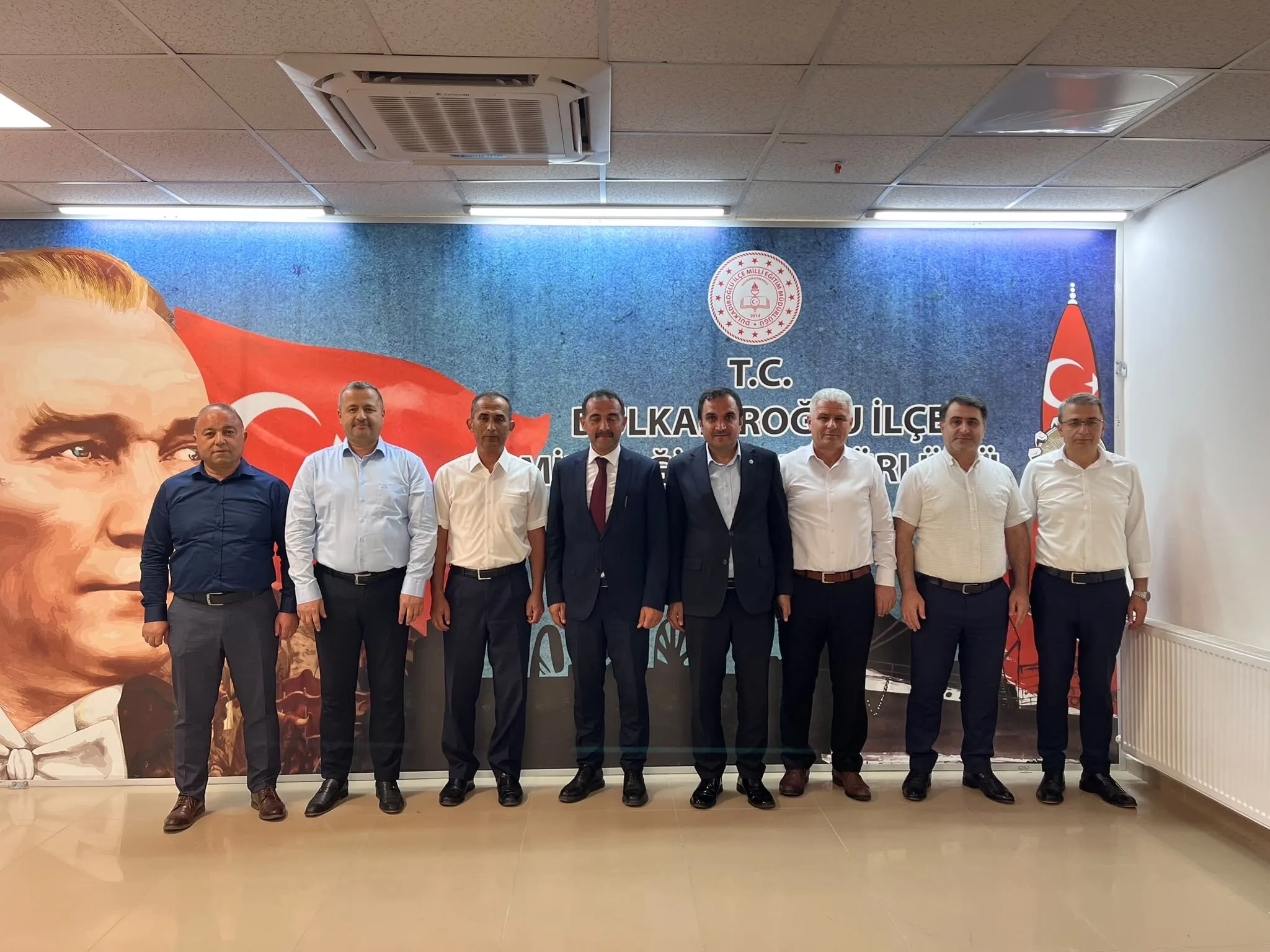 Eğitim-Bir-Sen’den İlçe Milli Eğitim Müdürlerine ‘Hayırlı Olsun’ Ziyareti